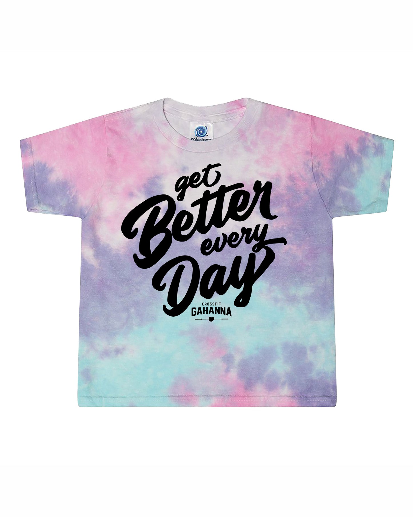 CF Gahanna Get Better Tie Dye Women's Crop Tee