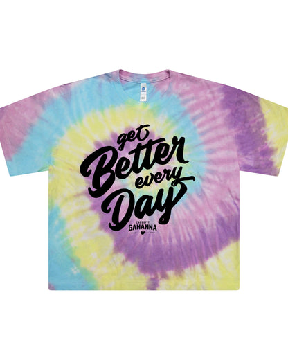 CF Gahanna Get Better Tie Dye Women's Crop Tee