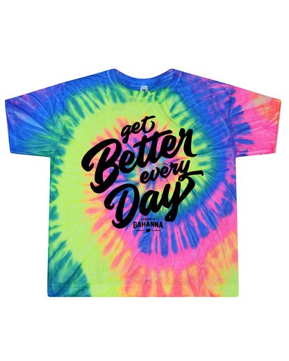 CF Gahanna Get Better Tie Dye Women's Crop Tee